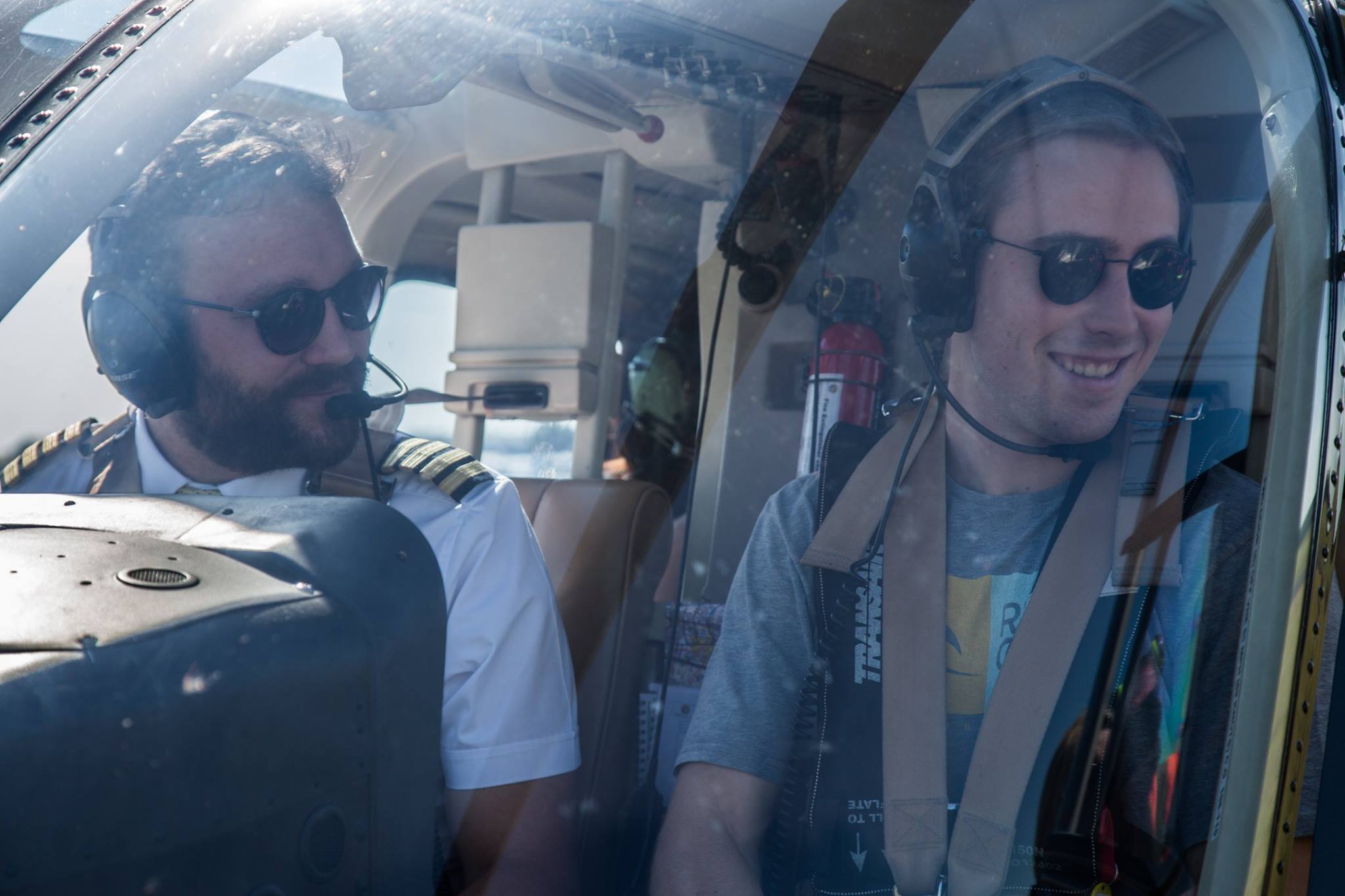45km Helicopter Flight for 2